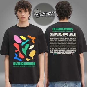 Outside Lands Music Festival At Golden Gate Park In San Francisco CA On August 8-10 2025 Shapes Event Two Sided Unisex T-Shirt