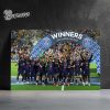 PSG Winners UEFA Super Cup 2025 Home Decor Poster Canvas