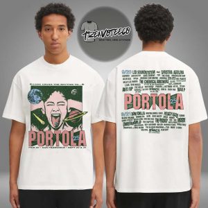 Portola Music Festival Crush The Rhythm Lineup Two Sided Unisex T-Shirt