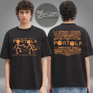 Portola Music Festival Party People Lineup Two Sided Unisex T-Shirt