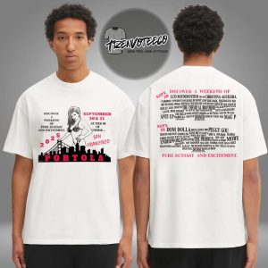 Portola Music Festival Pure Ecstasy Lineup Two Sided Unisex T-Shirt