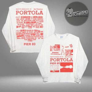 Portola Music Festival Warning Lineup Two Sided Longsleeve Shirt