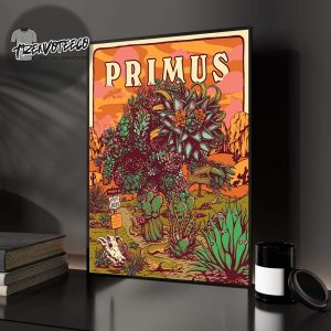 Primus Music Poster At Arizona Financial Theatre In Phoenix AZ On August 1 2025 Home Decor Poster Canvas