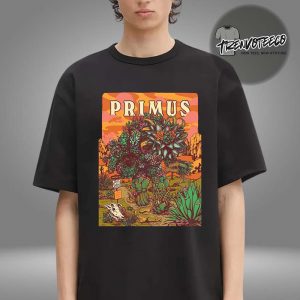 Primus Music Poster At Arizona Financial Theatre In Phoenix AZ On August 1 2025 Unisex T-Shirt
