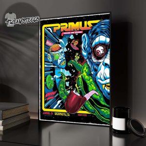 Primus Onward And Upward Poster Night 1 At Channel 24 In Sacramento On August 7 2025 Home Decor Poster Canvas
