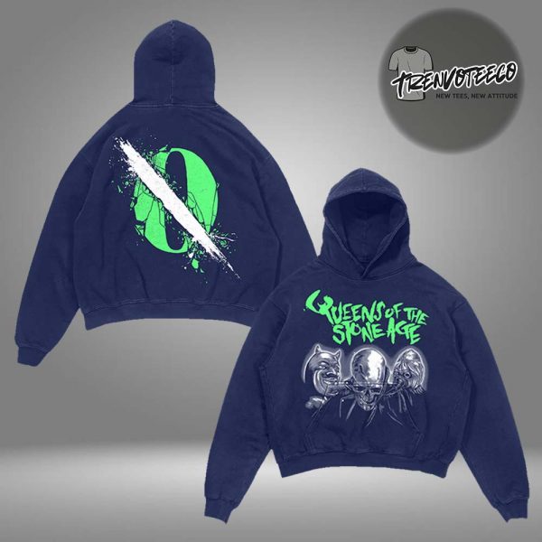 Queens Of The Stone Age Clockwork Monster Limited Two Sided HoodieShirt