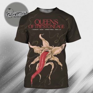 Queens Of The Stone Age Poster Music At Arena Riga In Riga LV On August 1 2025 All Over Print Shirt