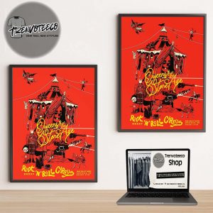 Queens Of The Stone Age Rock N Roll Circus Night 1 At Don Valley Bowl In Sheffield UK On August 27 2025 Home Decor Poster Canvas