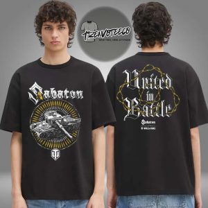 Sabaton x WoT United In Battle Two Sided Unisex T-Shirt