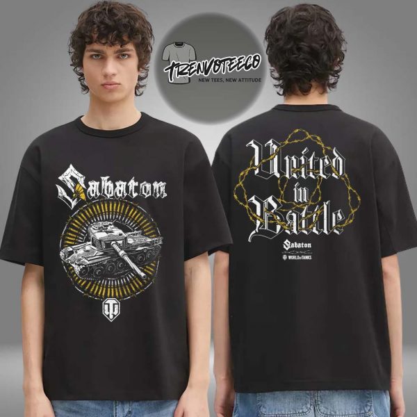 Sabaton x WoT United In Battle Two Sided Unisex T-Shirt