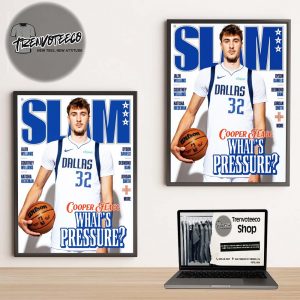 Slam x Cooper Flagg From Dallas Mavericks Poster Cover What’s Pressure Home Decor Poster Canvas