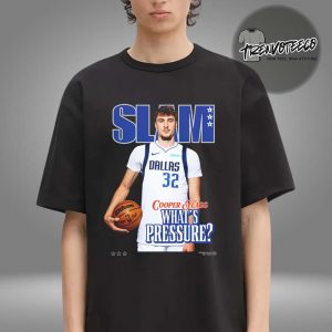 Slam x Cooper Flagg From Dallas Mavericks Poster Cover What’s Pressure Unisex T-Shirt