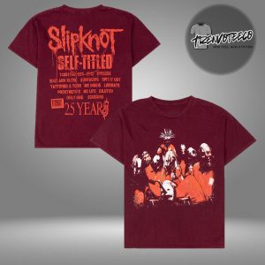 Slipknot Self Titled 25 Years Two Sided Unisex T-Shirt