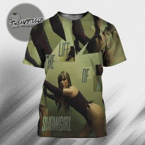 Taylor Swift The Life of a Showgirl The Shiny Bug Edition All Over Print Shirt
