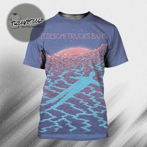 Tedeschi Trucks Band Poster Music Show At The Greek Theatre In Berkeley CA On August 12 2025 All Over Print Shirt