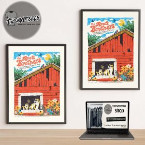 The Avett Brothers At MAD Amphitheater In El Dorado Arkansas On August 23 2025 Home Decor Poster Canvas