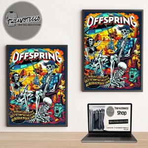 The OffSpring At Isleta Amphitheater In Albuquerque NM On August 26 2025 Home Decor Poster Canvas