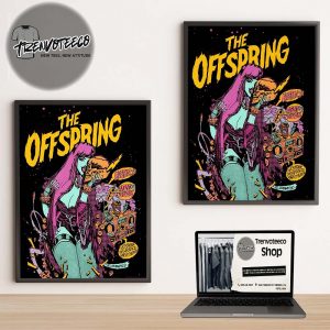 The Offspring At Germania Insurance Amphitheater In Austin TX  On August 24 2025 Home Decor Poster Canvas