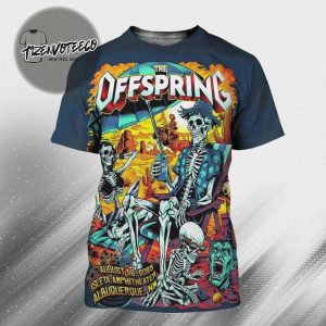 The Offspring At Isleta Amphitheater In Albuquerque NM On August 26 2025 All Over Print Shirt