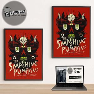 The Smashing Pumpkins Poster Show At Helsinki Hall In Helsinki Finland On August 24 2025 Home Decor Poster Canvas