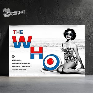The Who At Jones Beach Theater In Wantagh NY On August 28 2025 Home Decor Poster Canvas