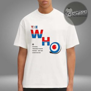 The Who At Jones Beach Theater In Wantagh NY On August 28 2025 Unisex T-Shirt