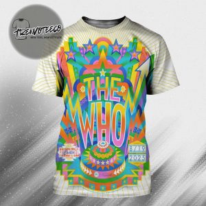 The Who At Prudential Center In Newark NJ On August 19 2025 All Over Print Shirt