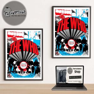 The Who Poster Limited Edition At Fenway Park In Boston MA On August 26 2025 Home Decor Poster Canvas