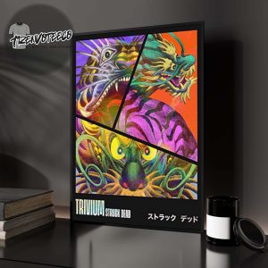 Trivium Holographic Struck Dead Poster Limited Release Home Decor Poster Canvas