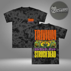 Trivium Struck Dead Dragon Eye Tie Dye All Over Print Shirt