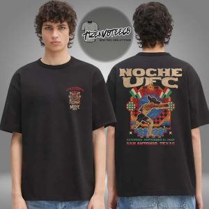 UFC 2025 Fiery Punch Boxy In San Antonio Texas On September 13 2025 Two Sided Unisex T-Shirt