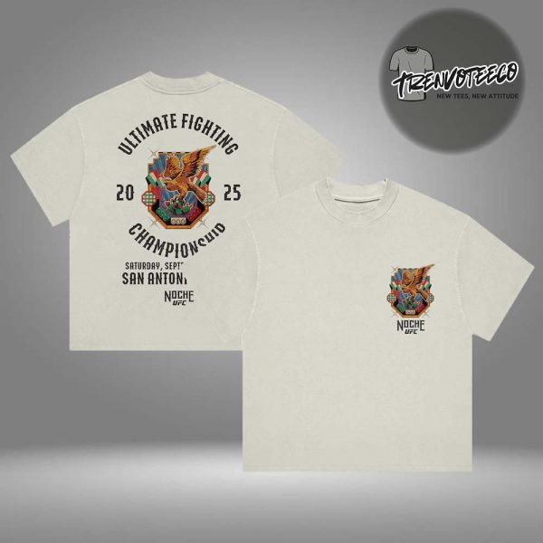 UFC 2025 Stained Glass Ultimate Fighting Championship Two Sided Unisex T-Shirt