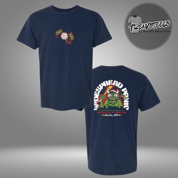 Widespread Panic At Boston MGM Music Hall At Fenway Park In Boston Massachusetts On August 21 22 23 2025 Event Tee Two Sided Unisex T-Shirt