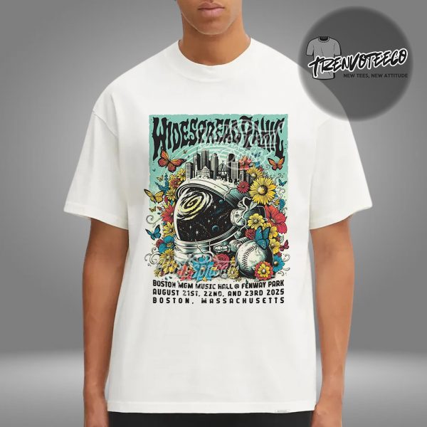 Widespread Panic At Boston MGM Music Hall At Fenway Park In Boston Massachusetts On August 21 22 23 2025 Unisex T-Shirt