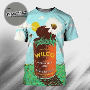 Wilco Band At The Factory In Chesterfield Missouri On August 12 2025 All Over Print Shirt