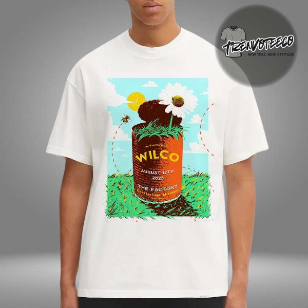 Wilco Band At The Factory In Chesterfield Missouri On August 12 2025 Unisex T-Shirt