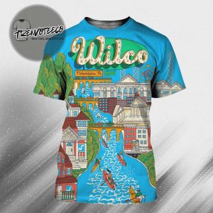 Wilco Band At The Met In Philadelphia PA On August 5 2025 All Over Print Shirt