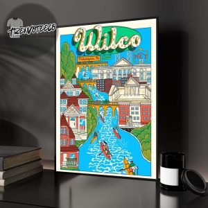 Wilco Band At The Met In Philadelphia PA On August 5 2025 Home Decor Poster Canvas