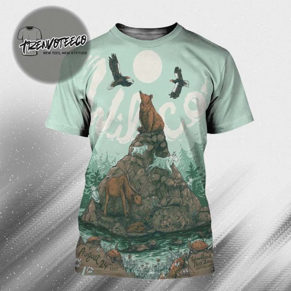 Wilco Band At Woodland Park Zoo In Seattle WA On August 24 2025 All Over Print Shirt