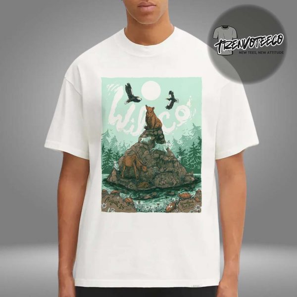 Wilco Band At Woodland Park Zoo In Seattle WA On August 24 2025 Unisex T-Shirt