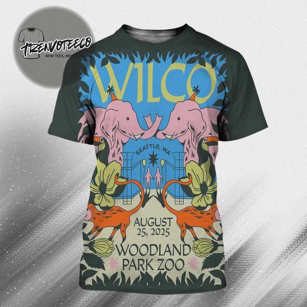 Wilco Band At Woodland Park Zoo In Seattle WA On August 25 2025 All Over Print Shirt