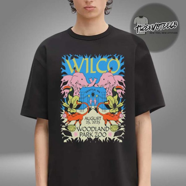 Wilco Band At Woodland Park Zoo In Seattle WA On August 25 2025 Unisex T-Shirt