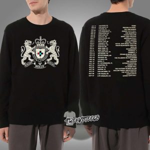 2hollis Merch Star Tour 2025 Black Boyliife Two Sided Longsleeve
