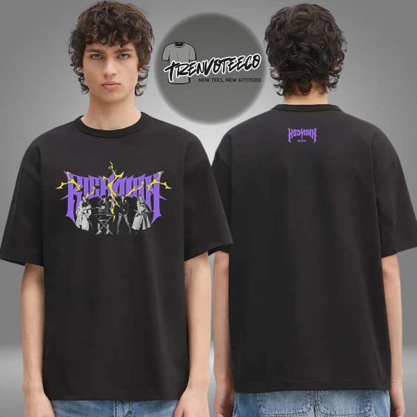 Aespa Merch LA Pop Up Shop Rich Man Collection Photo Lightning Two Sided Unisex T-Shirt