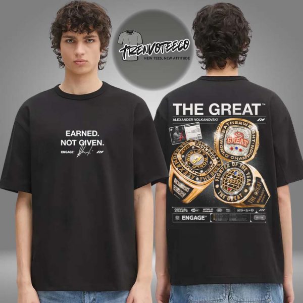 Alexander Volkanovski Merch Big Rings Supporter Two Sided Unisex T-Shirt