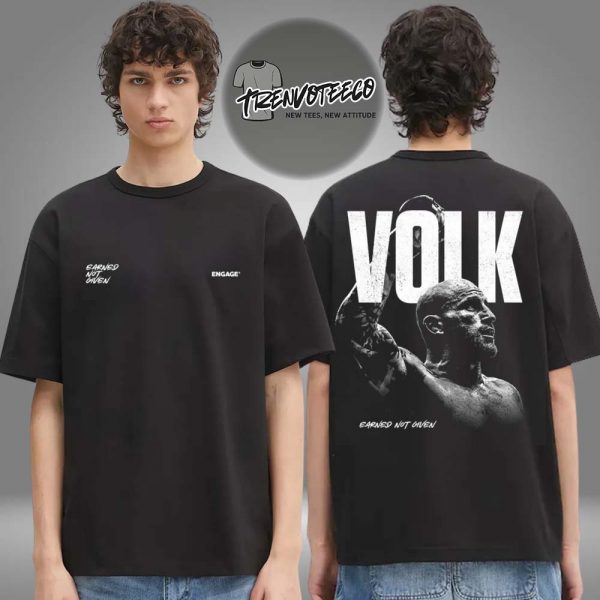Alexander Volkanovski Merch Earned Not Given Two Sided Unisex T-Shirt