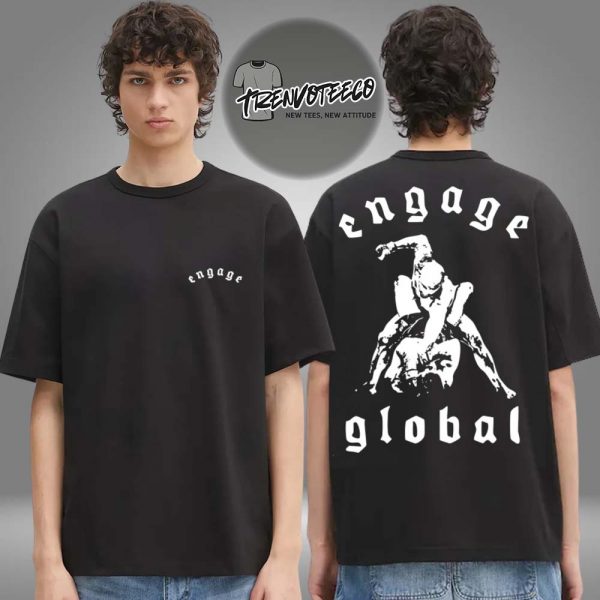 Alexander Volkanovski Merch Engage Combat Global Two Sided Unisex T-Shirt
