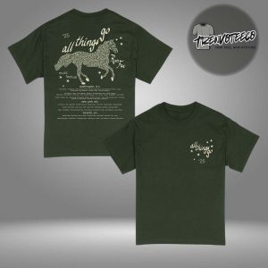 All Things Go Music Festival 2025 Merch Run Free Lineup Two Sided Unisex T-Shirt