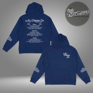 All Things Go Music Festival 2025 Merch Blue Clouds DC Lineup HoodieShirt