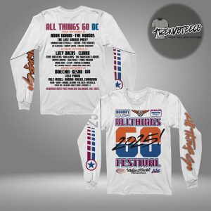 All Things Go Music Festival 2025 Merch DC Racing Team Lineup All Over Print Shirt